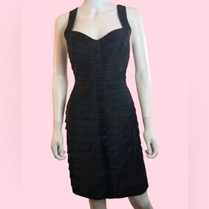 Calvin Klein Sexy Satin Sweetheart Neck Party Dress